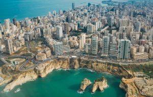 vistas de Beirut, capital de Libano